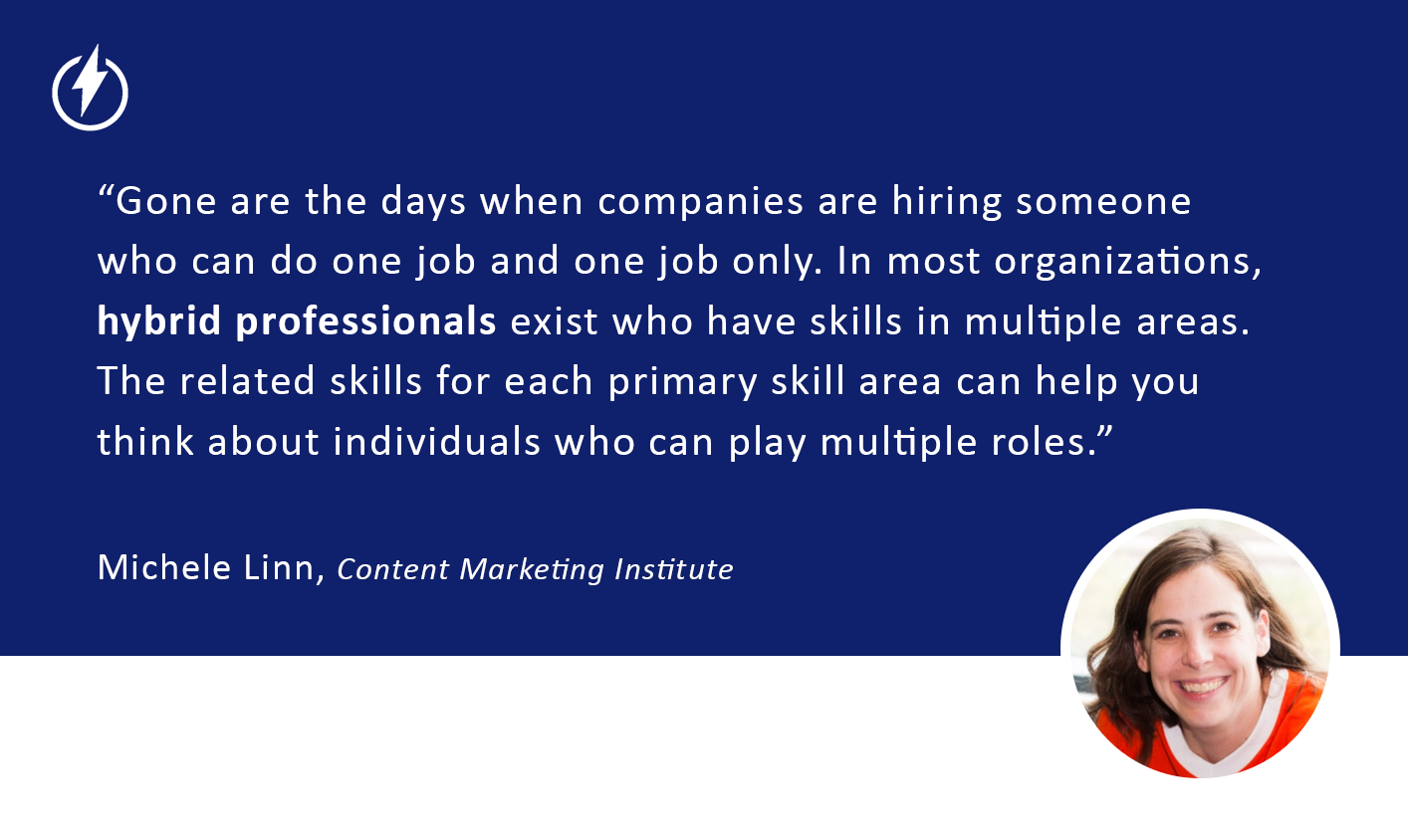 Michele Lin, Content Marketing Institute Quote